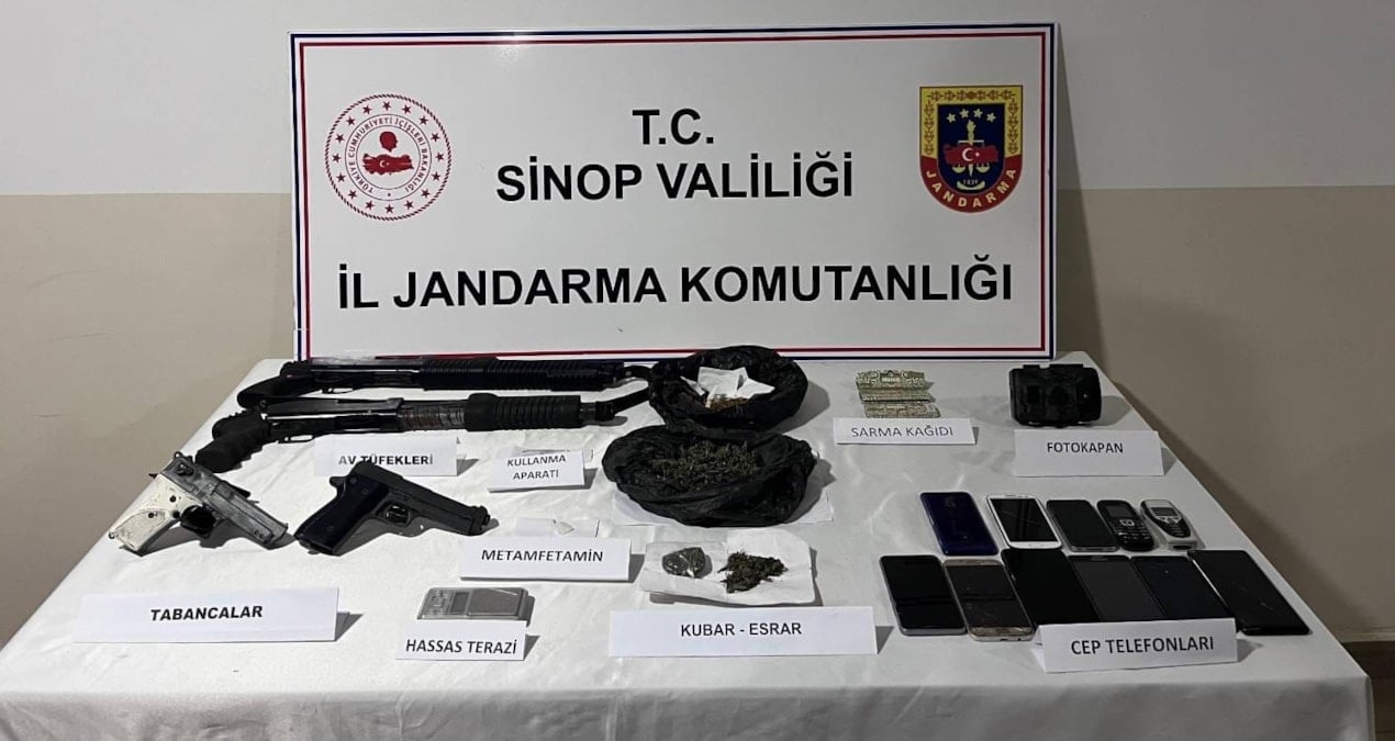 Sinop’ta uyuşturucu operasyonu: 2 şüpheli gözaltına alındı