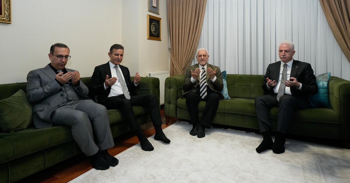 İstanbul Valisi Davut Gül’den şehit savcı Kiraz’ın ailesine ziyaret